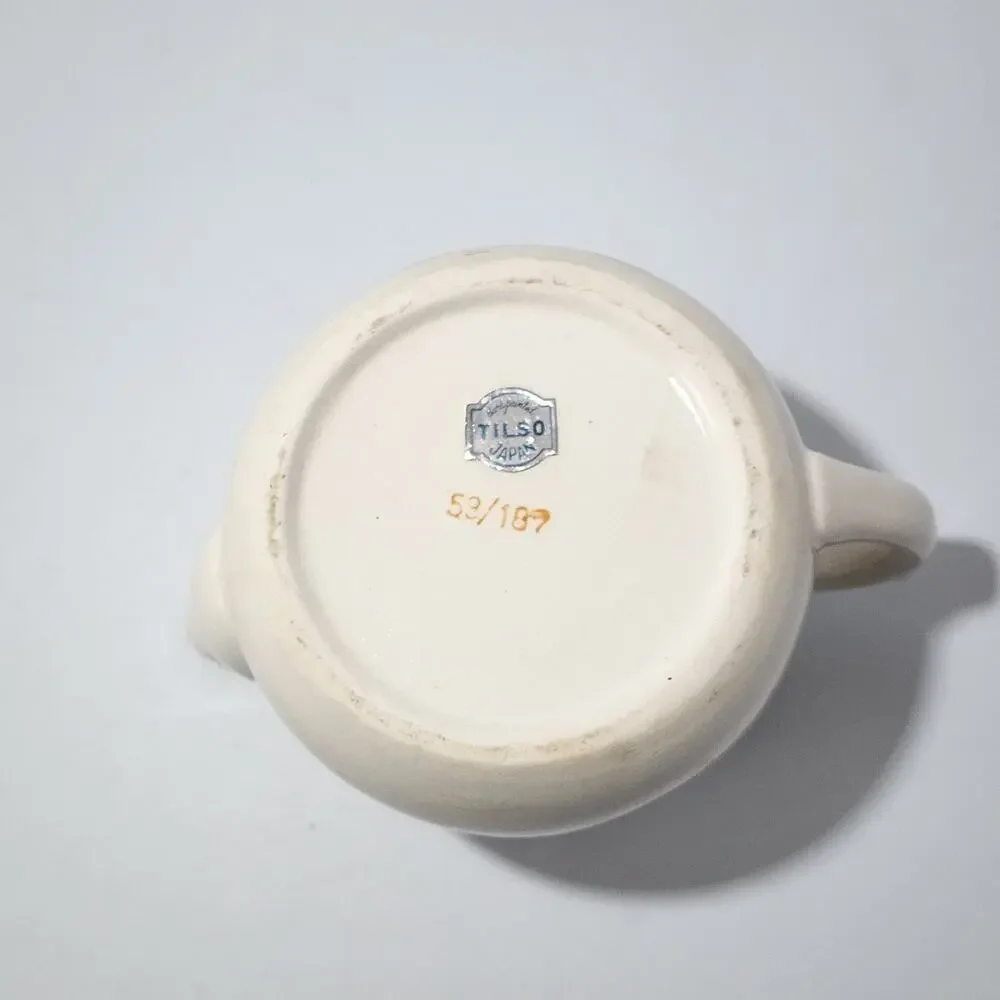 Vintage Tilso Japan Tea Bag Tea Pot Storage Pitcher Jar